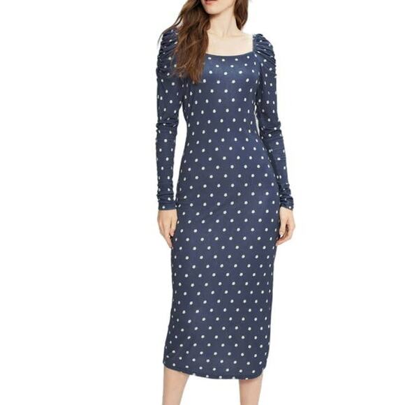 Ted Baker London blue floral jersey maxi dress size 6 (US size 14) - Picture 3 of 13